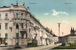 ** T2/T3 Temesvar, Timisoara; Hunyadi Ut, Villamos / Street View, Tram (EK) - Zonder Classificatie