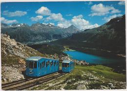 SUISSE,HLVETIA,SWISS,SWIT ZERLAND,SVIZZERA,SCHWEIZ, GRISONS,SAINT MORITZ,CORVIGLIA BAHN,MALOJA,FUNICULARS,FU NICULAIRE - St. Moritz