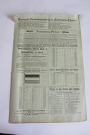 Document Publicitaire  Pour L'achat De Drapeaux Et Autres Avant 1900 Est Ronner In Ronn Am Rhein - 1800 – 1899