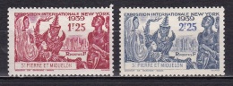 St Pierre Et Mqn N°189*,190* - Unused Stamps