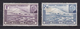 St Pierre Et Mqn N°210*,211* - Unused Stamps