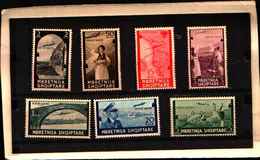 88889) ITALIA-albania-erie Ordinaria - POSTA AEREA - 31 Marzo 1940 -serie Completa-MNH** - Albania