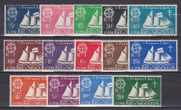 St Pierre Et Mqn N°296* à 309* - Unused Stamps