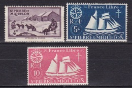 St Pierre Et Mqn N°291*,296*,312*,313* - Unused Stamps