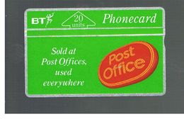 GRAN BRETAGNA (UNITED KINGDOM) - BT -   1991    POST OFFICE  -  USED - RIF. 10074 - Autres & Non Classés