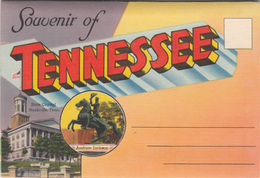 Old Souvenir Folder - Nashville Tennessee - 18 Views - Almost Mint Condition - Unused - 4 Scans - Nashville