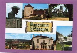 10 PANORAMA D' ESSOYES  Multivues Buste De Renoir Le Colombier L'Eglise Vue Générale Le Château - Essoyes