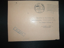 DEVANT L. OBL.MEC.5.11.58 POSTE AUX ARMEES AFN + EXP: SP 88.316 - War Of Algeria