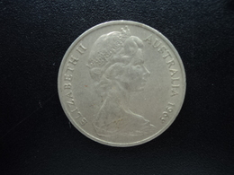 AUSTRALIE : 20 CENTS  1969  KM 66   TTB - 20 Cents
