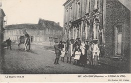 80 - ACHEUX - L' Hôtel De Ville - Acheux En Amienois