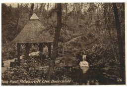 (PH 22) Very Old Postcard - UK - Dumfermline Duck Pond - Dumfriesshire