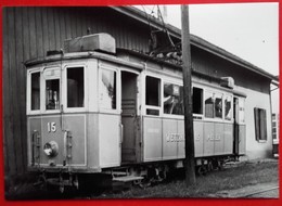 CP Train - Automotrice WMB Ce 2/2 15 (SIG/MFO 1909) Dépot Gruningen - Photo A. Thurnheer N°ZO.2 - Grüningen