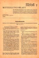 Mitteilungsblatt Der Reichskammer Der Bildenden Kuenste/Heft7: Gemeinschaftshilfe / Zeitschrift/1940 - Pacchi
