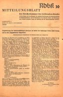 Mitteilungsblatt Der Reichskammer Der Bildenden Kuenste/ Heft 10 / Zeitschrift/1940 - Colis