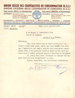 SUISSE BASEL BALE  COURRIER 1940 Union SUisse Des Sociètés De Consommation V.S.K.  *   A19 - Suisse