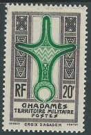 1949 OCCUPAZIONE TERRITORIO MILITARE GHADAMES 20 F MH * - I49-4 - Fezzan & Ghadames