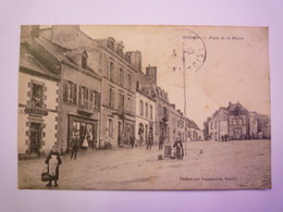 GOURIN  (Morbihan)  :  Place De La Mairie   1916    - Gourin