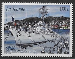 2010  Saint Pierre Et Miquelon  N° 978 Nf** MNH . Navire Porte-hélicoptère Jeanne D'Arc . - Ungebraucht