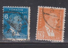 TURKEY Scott # 738, 746 Used - Oblitérés