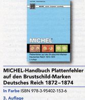 MICHEL 2017 Deutschland Brustschild 1872 Neu 89€ Deutsche Reich Plattenfehler Kaiserreich Special Catalogue Germany - Duitsland