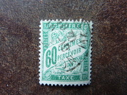 Taxe 60c Vert Y&T = 38  Oblitéré En Très Bon état - 1960-.... Postfris