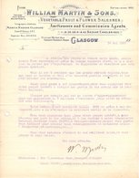 ANGLETERRE GLASGOW COURRIER 1925 Fruit And Flower  William MARTIN  A27 - Royaume-Uni