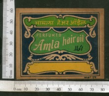 India Vintage Trade Label Amla Essential Hair Oil Label # LBL86 - Labels