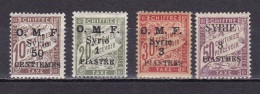Syrie Taxe N°7*,9*,10*,12* - Unused Stamps