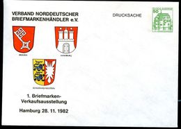 Bund PU113 D2/016 Privat-Umschlag WAPPEN BREMEN HAMBURG SCHLESWIG-HOLSTEIN 1982 - Private Covers - Mint