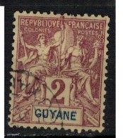 GUYANE      N°  YVERT    31  ( 1 )  OBLITERE       ( O   2/63 ) - Used Stamps