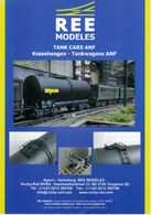 Catalogue REE MODELES 2012 Tank Cars ANF Echelle HO - Französisch