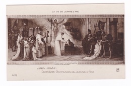 Jolie CP Ancienne : La Vie De Jeanne D'Arc, Dernière Communion De J. D'A., Par Lionel Royer (1852-1926) - Software