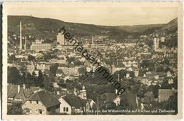 Jena - Blick Von Der Wilhelmshöhe Auf Kirchen Und Zeißwerke - Foto-Ansichtskarte - Verlag Hermann Paris Jena - Jena