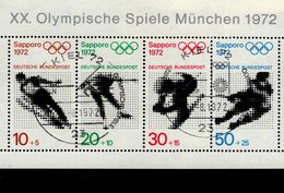 Bund Block 06 Olympische Spiele München Used Gestempelt (ESST) Kiel - 1959-1980