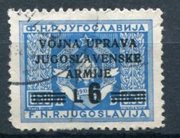 Litorale Sloveno (1947) - 6 Lire Su 0,50 D. (usato) - Jugoslawische Bes.: Slowenische Küste