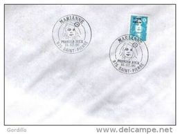 FDC Saint Pierre Et Miquelon Marianne Du Bicentenaire Briat  16-07-90  5 F - FDC