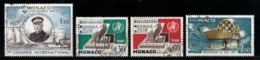 Monaco 1966 : Timbres Yvert & Tellier N° 702 - 703 - 704 - 705 - 706 Et 707. - Gebruikt