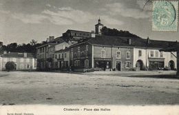 CPA - CHATENOIS (88) - Aspect De La Place Des Halles En 1905 - Chatenois