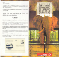 Belgique 2727 à 2729 FDC Sur Feuillet Annonce De L'Administration Des Postes Belges - 1991-2000