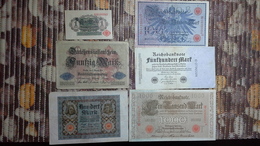 Lot Geldscheine Deutsches Reich - Collections