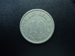 ALLEMAGNE : 10 PFENNIG  1915 J    KM 12   TTB+ - 10 Pfennig