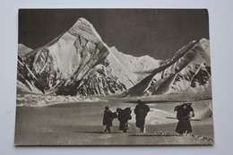 Kyrgyzstan. Tian Shan Mountains. Khan Tengri  - Old USSR Postcard 1956 - Mountaineering ALPINISM - Kyrgyzstan