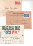 Oblitérations Sur Enveloppe Libre 952 953 954 - 1951-1960