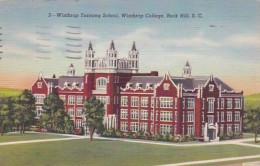 South Carolina Rock Hill Winthrop Training School Winthrop College 1951 Curteich - Rock Hill