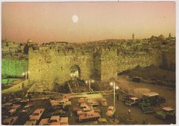 ISRAEL ,JERUSALEM,yéroushalaim,jewish,judaica,hebrew,old City,porte De Damas,parking,pleine Lune - Israel