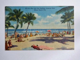 USA MIAMI BEACH Florida Lummus Park  Old Postcard - Miami Beach