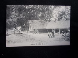 St (Saint ) - Brice .Le Lavoir. Laveuse .Lavandière . Attelage .Voir 2 Scans . - Saint-Brice-sous-Forêt