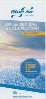 Romania - Timetable - Blue Air Smart Flying - Winter 2016-2017 - Europe