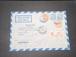 FINLANDE - Enveloppe En Recommandé De Helsinki Pour La France En 1955 , Par Avion - L 15513 - Covers & Documents