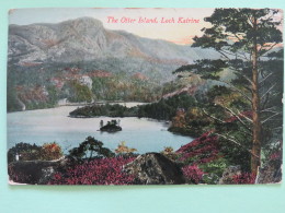 Canada 1910 - 1915 Postcard ""Otter Island - Loch Katrine"" To England - King - Covers & Documents